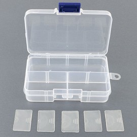 Mini DIY 8-Compartment Multipurpose Organizer Case 7ea