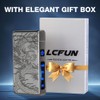 LcFun Electric Lighter - USB Rechargeable, Dual Arc Plasma Lighter,