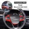 Car Steering Wheel Button Frame Cover Trim Compatible with Ford