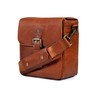MegaGear Leather Camera Messenger Bag for Mirrorless, Instant & DSLR
