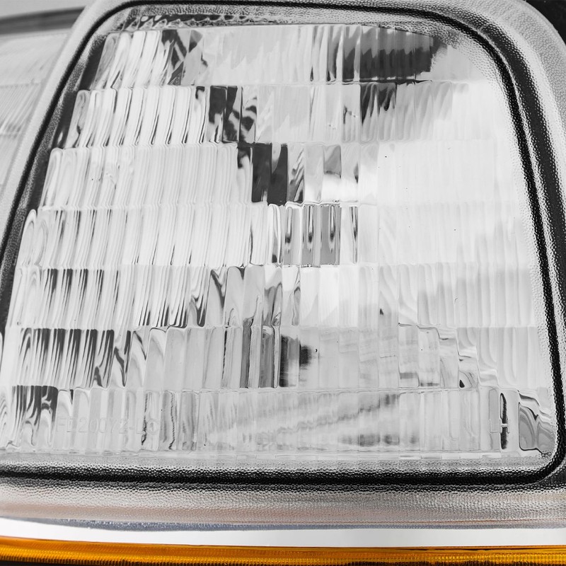 AKKON - Fits 1998-2000 Ford Ranger Chrome Headlights w/Corner Lamp