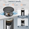 UZLEZ Brass Freestanding Tub Drain, Pop Up Freestanding Tub Drain