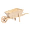 Dolls House Wheelbarrow Unfinished Garden Work Tool Yard Accessory Bare