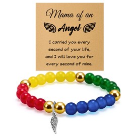 Vadaka Birthday Bracelet for Mom Mother's Day Gifts from Daughter Son for Mom Birthday Gifts from Daughter/Son Mother Gift Bracelet Valentine's Day Christmas Jewelry for Mother Grandma Women