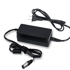 eeTao AC/DC Adapter Charger Compatible with Zinger Model ZR-10.1 ZR-101 ZR101 HP1202L3(2A) HP1202L3 2A HP1202L32A 36V 10.5Ah Li-ion Battery Pack Chair Travel Electric Scooter Wheelchair Power Supply