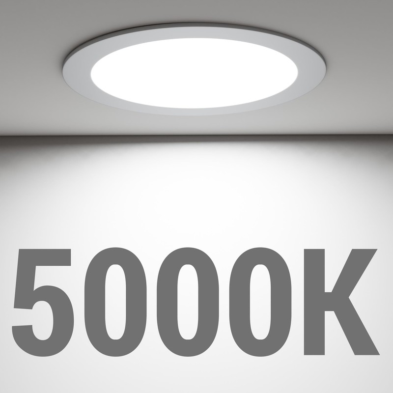 Ensenior 6 Pack 4 Inch LED Recessed Light, Dimmable, 5000K