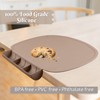 Silicone Placemat with Food Catching Pockets for Baby & Kid,