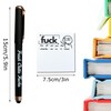 Fresh Outta Fucks Pad and Pen, Funny Pens Small Sticky