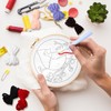 SmoothNovelty DIY Punch Needle Kits for Beginners with Hoop Embroidery