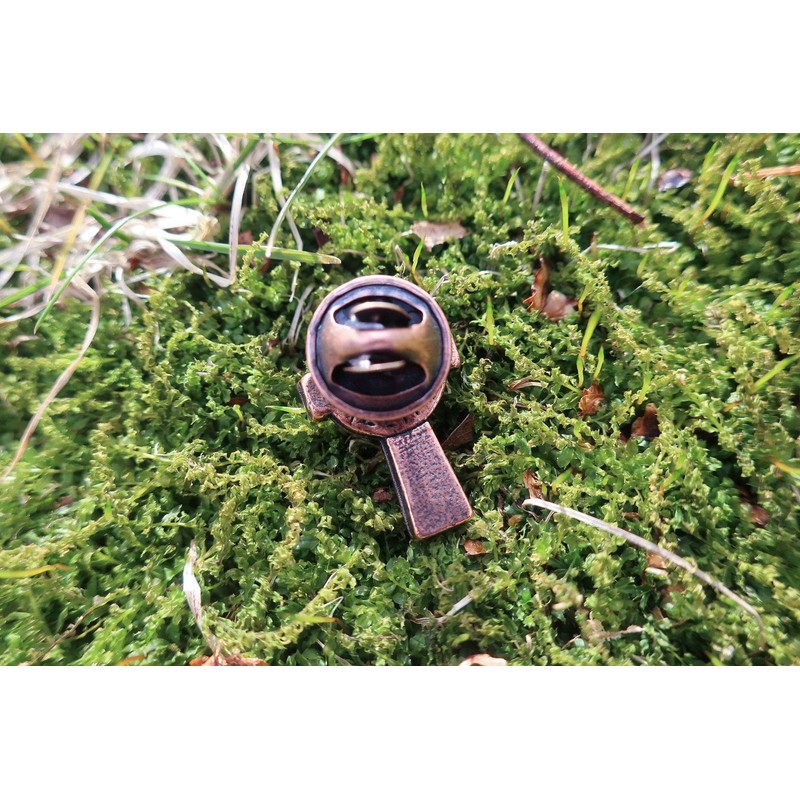 Jim Clift Design Celtic Cross Copper Lapel Pin - 1