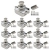 Hoypeyfiy Set of 10 Push Button Latch Cabinet Door Catch