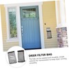 SHOWERORO 2Pcs Outdoor Dryer Lint Bags Filtration Dryer Vent Covers
