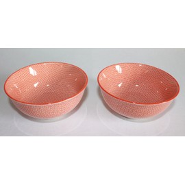 'AAF Nommel – 2 Small Matcha Rice Bowls Soba Bowl 2-Piece Set No. 198 Niji Orange ø 12 cm