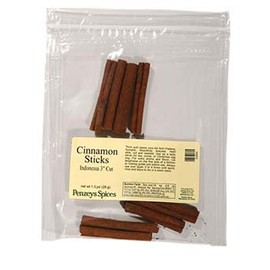 Indonesian Cinnamon Sticks 3 inch By Penzeys Spices 1 oz bag (Pack of 1)