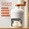 Portable Ice Crusher PP Manual Shaved Snow Cone Machine DIY