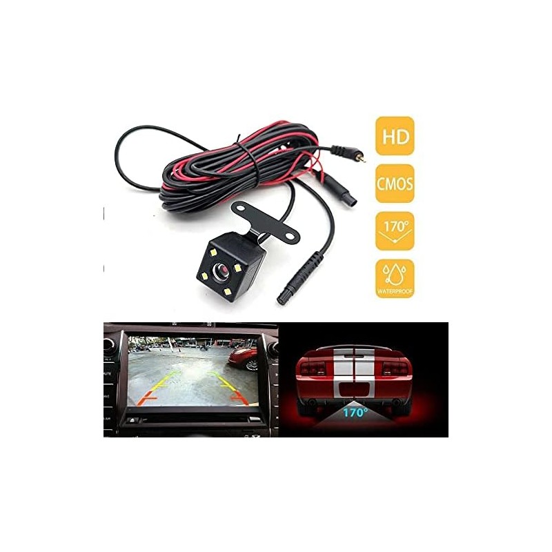 Cámara de visión trasera de 5 para coche, 170 grados,
