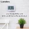 LANDEX YT5278WH Alarm Clock, Radio Wave, White, Neo Plus Timer,