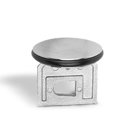 STEADYKLEEN - Twist Waste Drain Valve Plunger with O Ring, Valve Drain Stopper for 3-Tier Sink Twist Waste Drain, Must-Have Replacement Accessory for 3 Compartment Sink Repair.