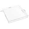 22×22 Inches Oversize Extra Large Sturdy Clear Acrylic Serving Tray