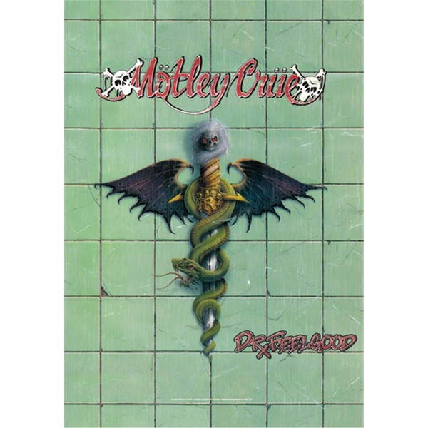 Global Merchandising Mötley Crüe Dr Feelgood Flag #2 Fabric Poster