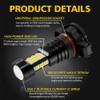 AUXLIGHT 2504 LED Fog Light DRL Bulbs, 2400 Lumens Extremely