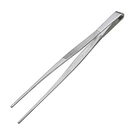 ANEX No. 137 Stainless Steel Tweezers, Jagged Type, Straight Type, 7.1 inches (180 mm)