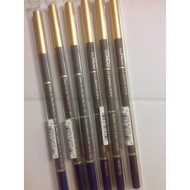 L'Oreal LOT OF 6 X L'oreal Le Grand Kohl Perfectly Soft Eyeliner Pencil - Violette NEW.
