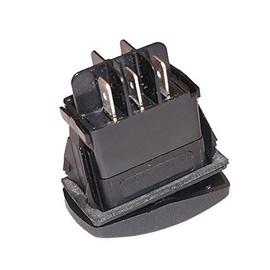 3G Black 2-Way Flush Mount Rocker Switch for Club Car DS & Precedent Golf Carts (2004 & Up)