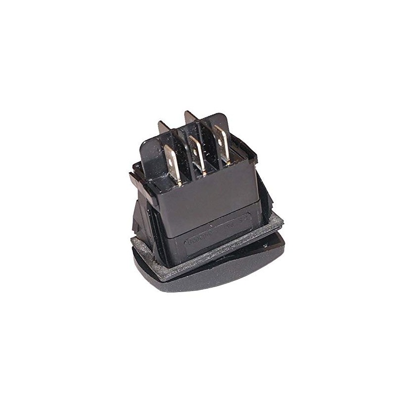 3G Black 2-Way Flush Mount Rocker Switch for Club Car