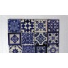 Talavera 100 BLUE & WHITE 4 x4" Tiles Handmade Mexican
