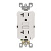 Leviton Self-Test SmartlockPro Slim GFCI Non-Tamper-Resistant Receptacle with LED Indicator