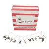 11 Piece Girl Power Themed Wine Charm Set