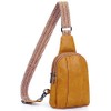 HKCLUF 4059 Crossbody Sling Bag For Women Vegan Leather Crossbody