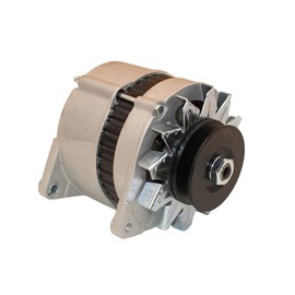 One New Alternator with Pulley Fits Ford, Fits New Holland 5640, 6640, 7740, 7840, 8160, 8240, 8260, 8340, 8360, 8560, LS190, LX985 Models Interchangeable with 12429, 82001260, 82001260R, 83999794,