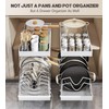 Lozovin Pull Out Pots and Pans Organizer Under Cabinet, Sliding