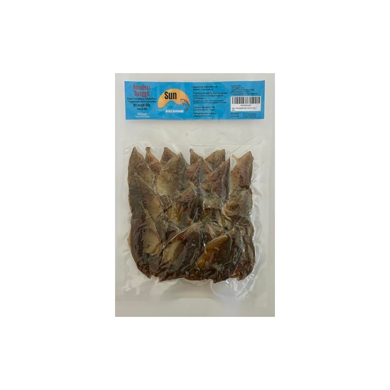 Dried Boneless Rabbitfish/Boneless Danggit, Dried Fish, Wild Caught, Chemical Free,