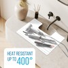 Bathroom Sink Cover for Counter Space, Heat Resistant Silicone Mat