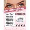 Cluster Lashes Eyelash Extensions Mixed 9-13 mm Individual Eyelashes D
