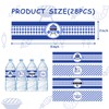 24PCS BBQ Baby Shower Water Bottle Labels, Barbecue Baby Shower