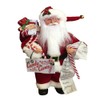 Santa's Workshop 15" Candy Cane Claus Santa, RED