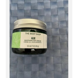 The Body Shop Aloe Soothing Day Cream 1.7 oz 50 ml Sensitive Skin Vegan Calming