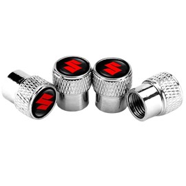 DEVENTORZ Nissan Tire Valve Cap, Valve Stem Cap, Aluminum Alloy Tire Valve, Car, Motorcycle, Bicycle, Lightweight, Dustproof, Rustproof, Corrosion Resistant, Leak Proof, Unique Design, Easy