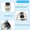 PATIKIL 12mm x 1/2"NPT Male Thread Push to Connect Fittings,