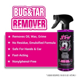 H.O.W SHINE SERIES Bug & Tar Remover｜Powerful Exterior Cleaner Spray｜Safe on Paint｜Car Wash Soap for Grime, Tree Sap, Adhesive Stains, Stickers, and More (16 oz)