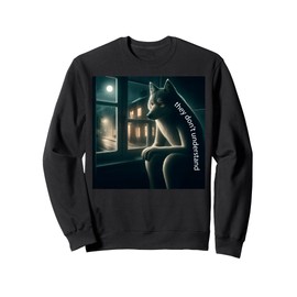 Werewolf Ripping Meme Wolf Werewolf They Don't Understand Sweatshirt