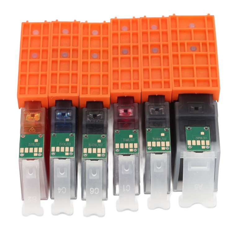 250‑251 Multi Colors Ink Cartridge Replacement Inkjet Cartridges Printer Accessories