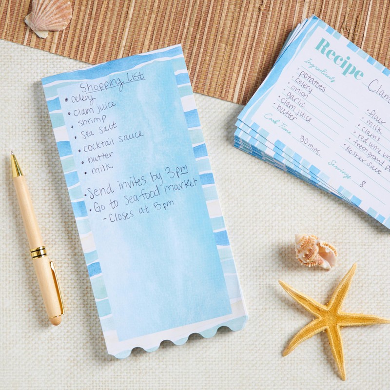 C.R. Gibson Magnetic Notepad for Refrigerator - Grocery Shopping To