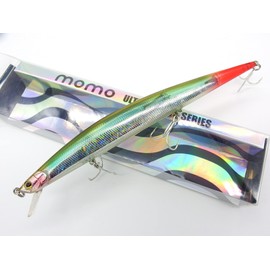 momolures - Tide Shore Minnow 175 26g Floating Silent Weight Transfer System for Bass, Seabass, Salmon Fishing (CLEAR ANCHOVY RED TAIL)