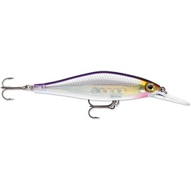 Rapala Shadow Rap Shad Deep Hard Bait Lure, Freshwater, Size 09, 3 1/2" Length, 5'-6' Depth, Purpledescent, Package of 1