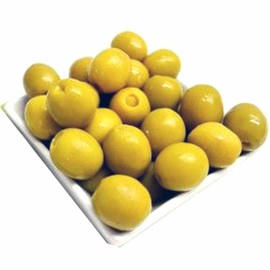 Bernal 6 x350g tins (6 x 150 grams drained ) Spanish Green Pitted Gordal Olives Picante Spicy